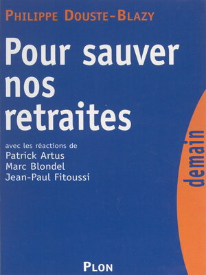 cover image of Pour sauver nos retraites